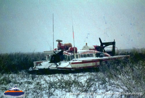 SRN6 with the Canadian Coastguard -  (credit: The <a href='http://www.hovercraft-museum.org/' target='_blank'>Hovercraft Museum Trust</a>).